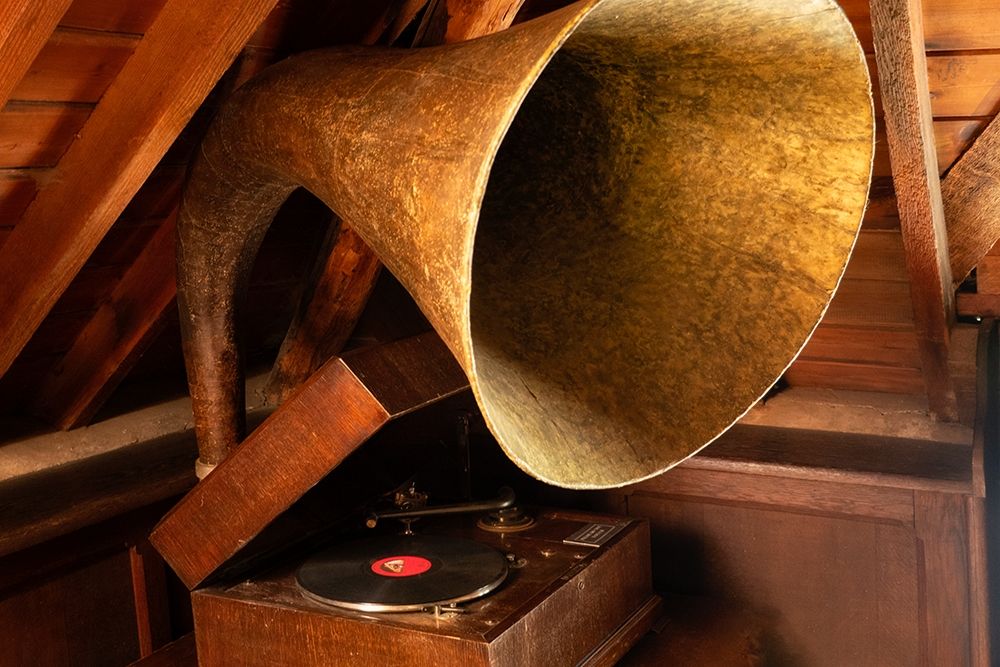 Old phonopraph. TE Lawerence Cottage Dorset, England art print by Dennis Frates for $57.95 CAD