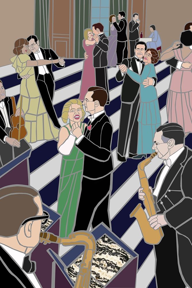 Dance Scene art print by Jonathan Mandell for $57.95 CAD