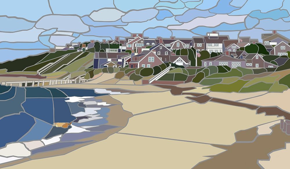 Nantucket Beach Morning art print by Jonathan Mandell for $57.95 CAD