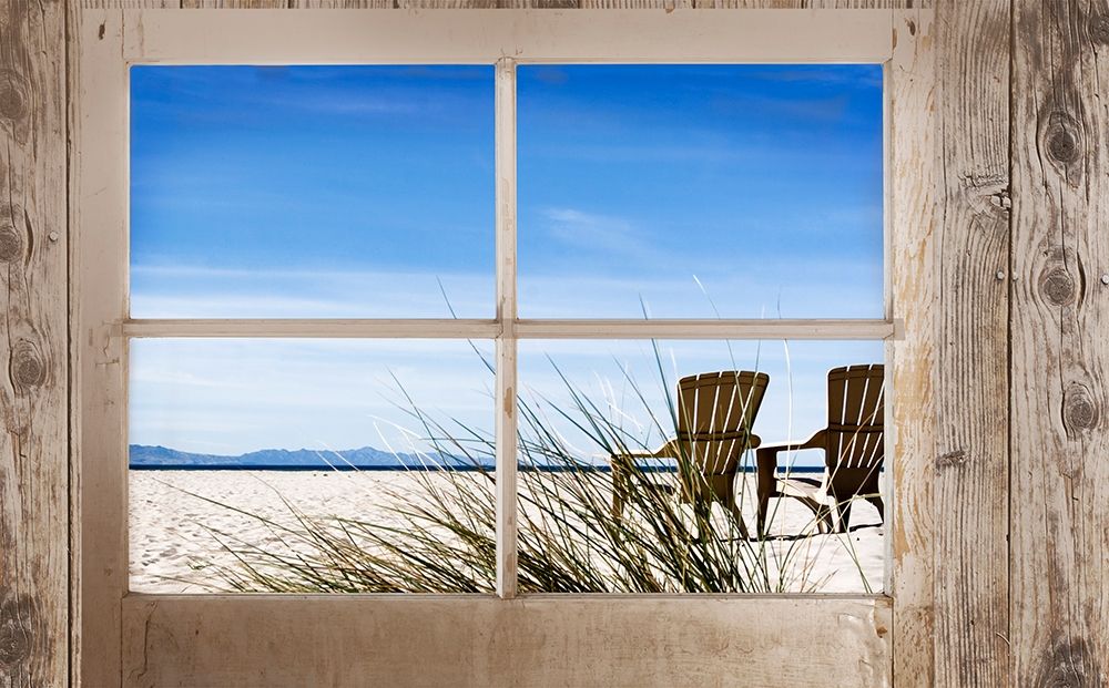 Window With a Beach View art print by Marilyn Gould for $57.95 CAD