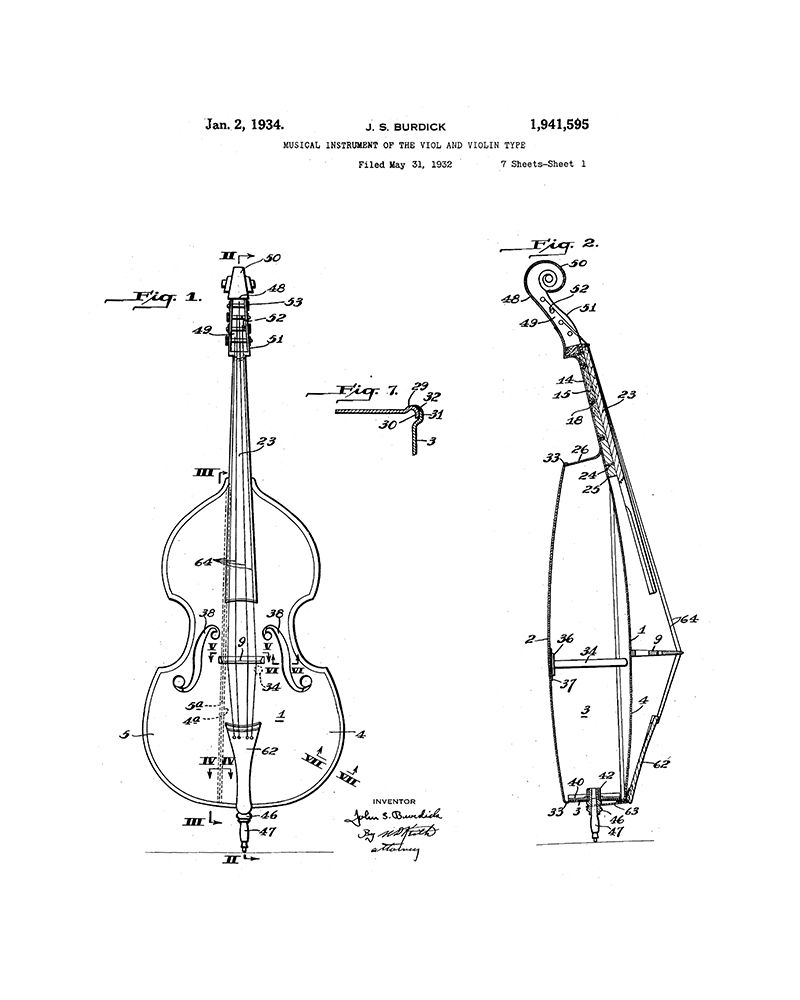 Cello Diagram art print by Anonymous for $57.95 CAD
