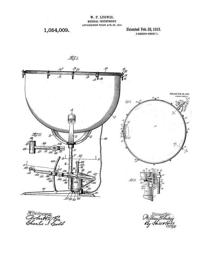 Kettle drum Diagram art print by Anonymous for $57.95 CAD