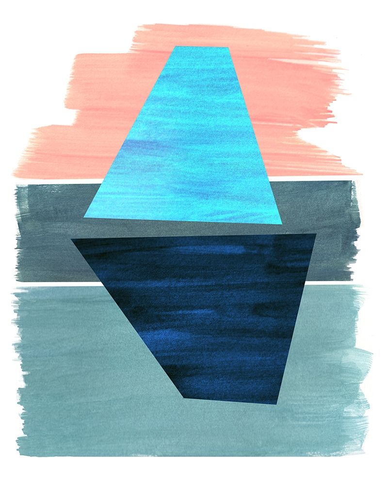 Aquarelle Cone Shapes art print by Inuit for $57.95 CAD