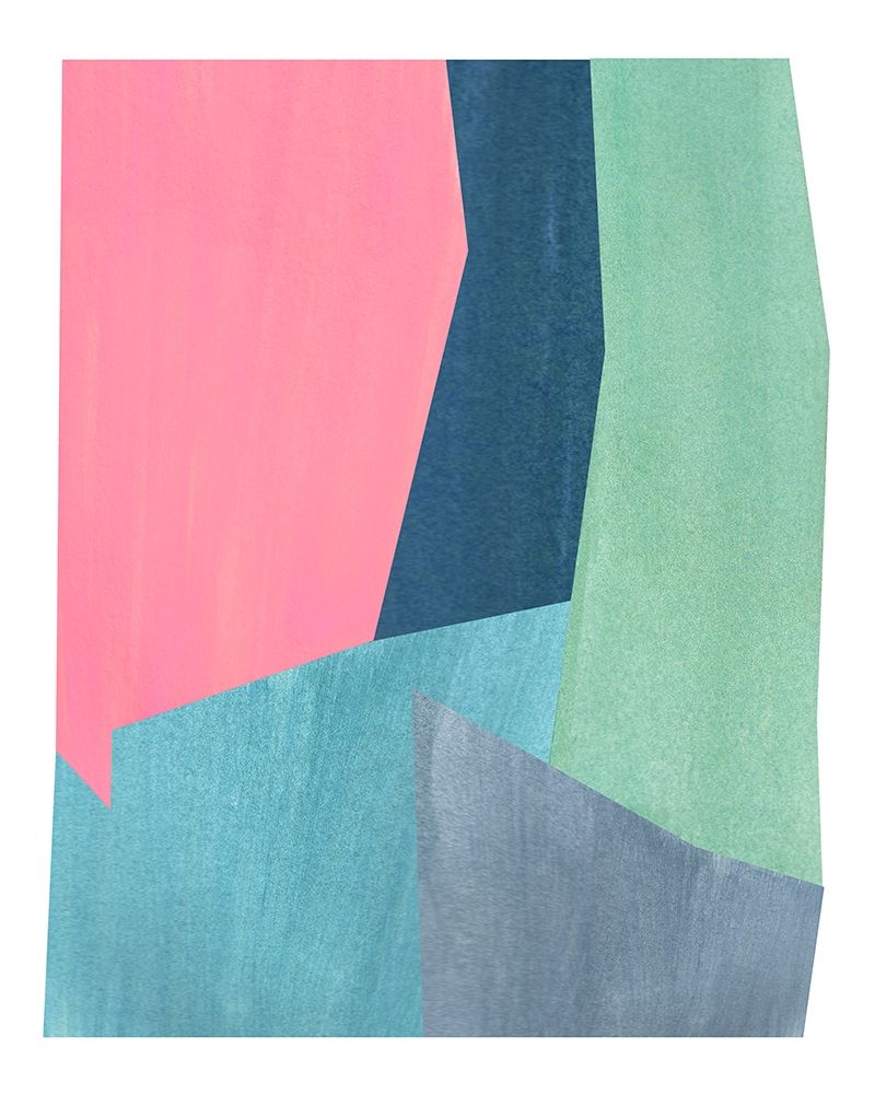 Pink and Grey Abstract art print by Inuit for $57.95 CAD