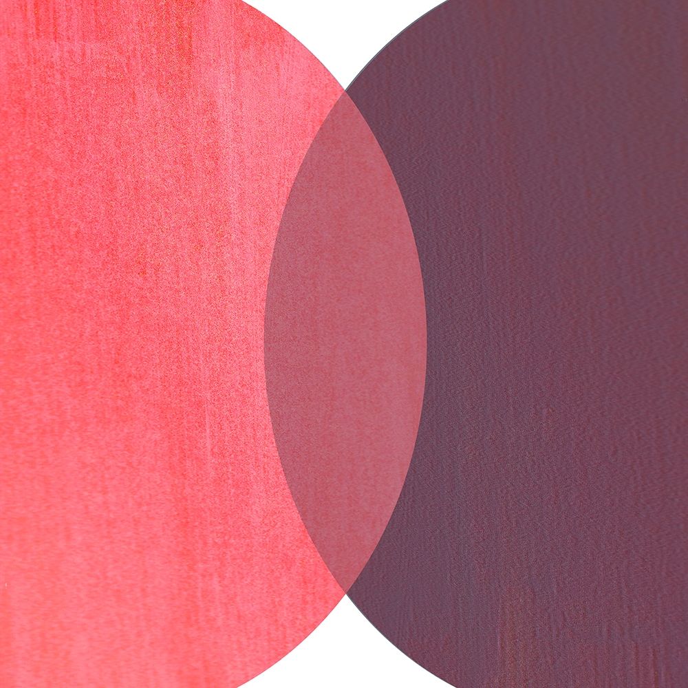 Abstract Circles Red art print by Inuit for $57.95 CAD
