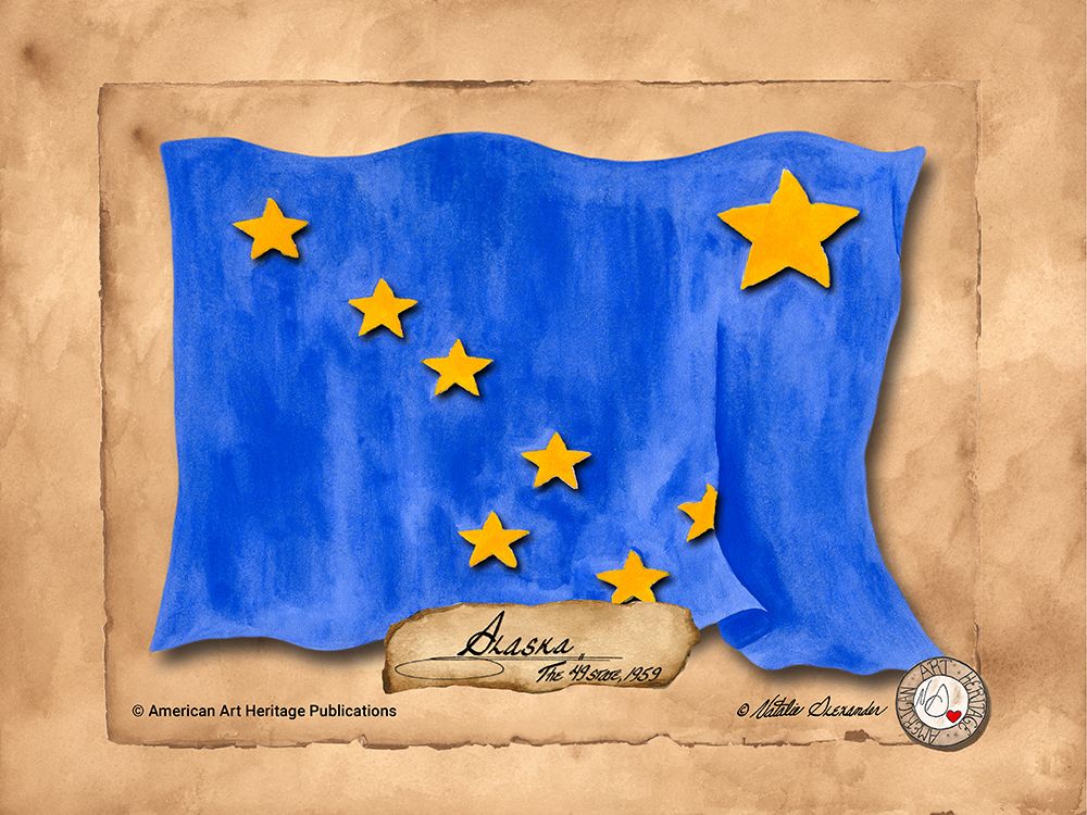 Alaska-Solo with background art print by Natalie Alexander for $57.95 CAD