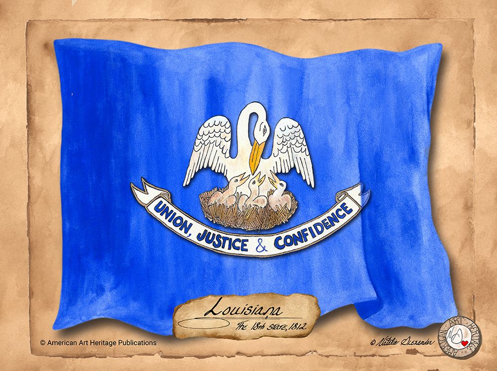 Louisiana-Solo with background art print by Natalie Alexander for $57.95 CAD