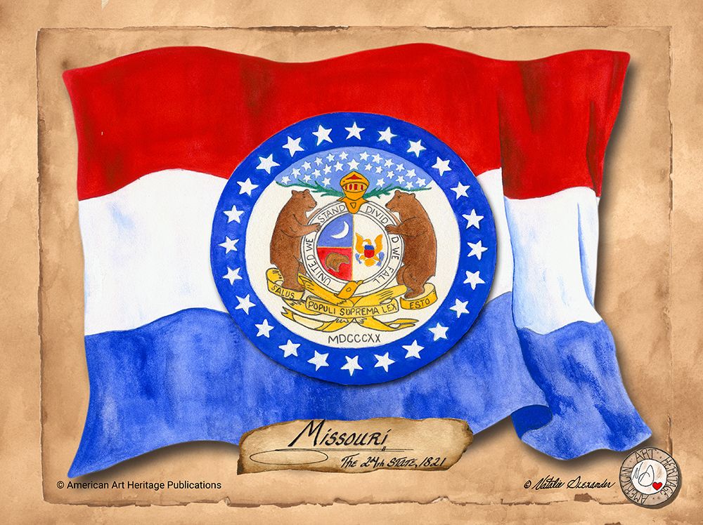Missouri-Solo with background art print by Natalie Alexander for $57.95 CAD