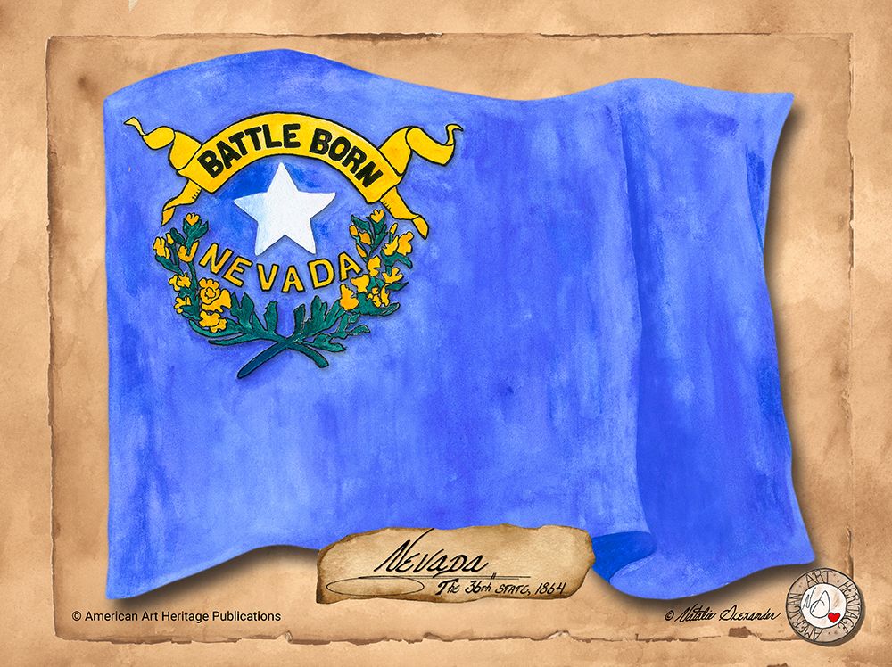 Nevada-Solo with background art print by Natalie Alexander for $57.95 CAD
