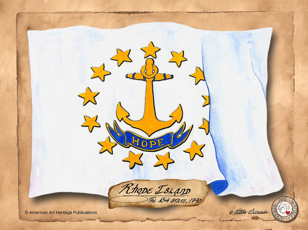 Rhode Island-Solo with background art print by Natalie Alexander for $57.95 CAD
