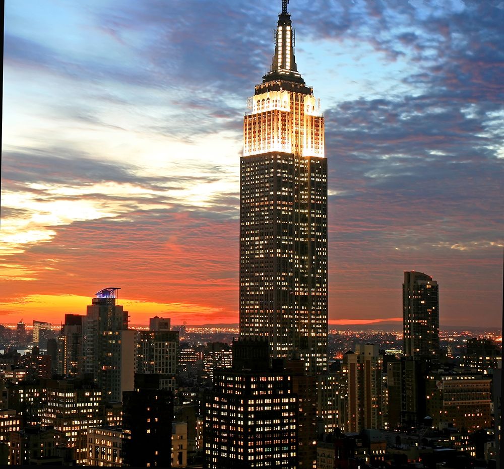 Empire State Evening art print by Anonymous for $57.95 CAD