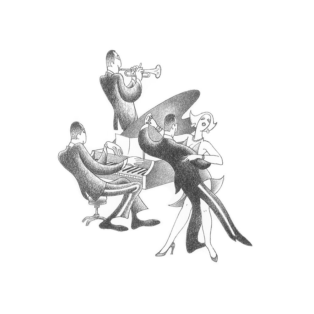 Lets Dance art print by Roger Vilar for $57.95 CAD