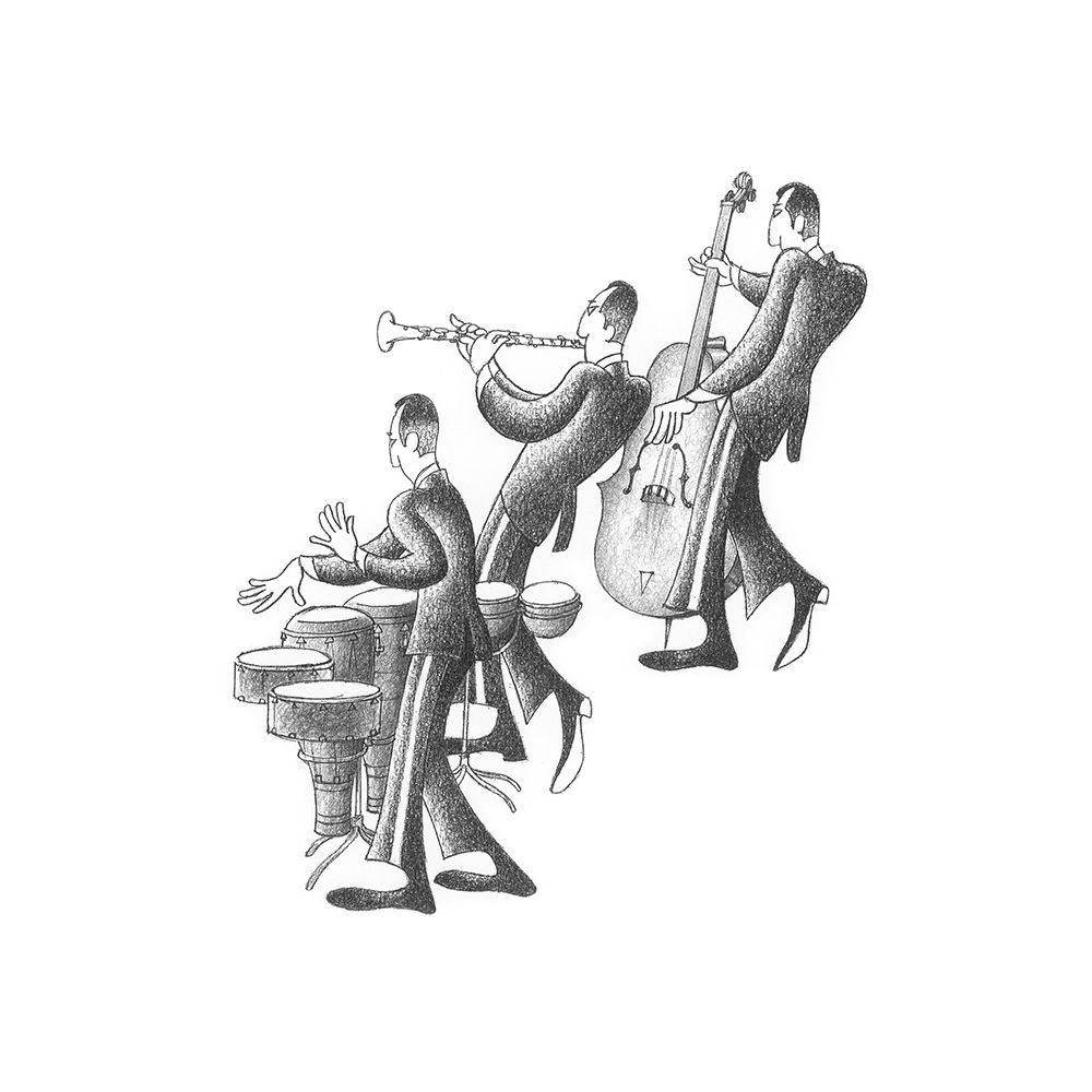 Cuban Trio art print by Roger Vilar for $57.95 CAD