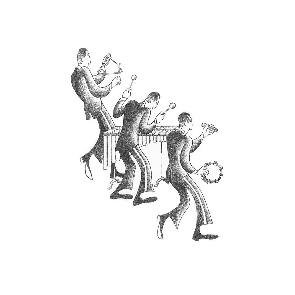 Marimba Section art print by Roger Vilar for $57.95 CAD