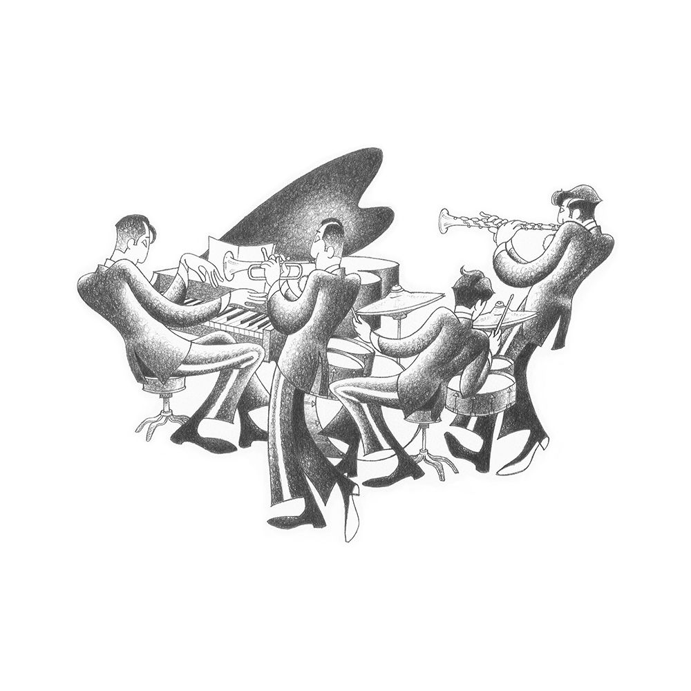 Cool Quartet art print by Roger Vilar for $57.95 CAD