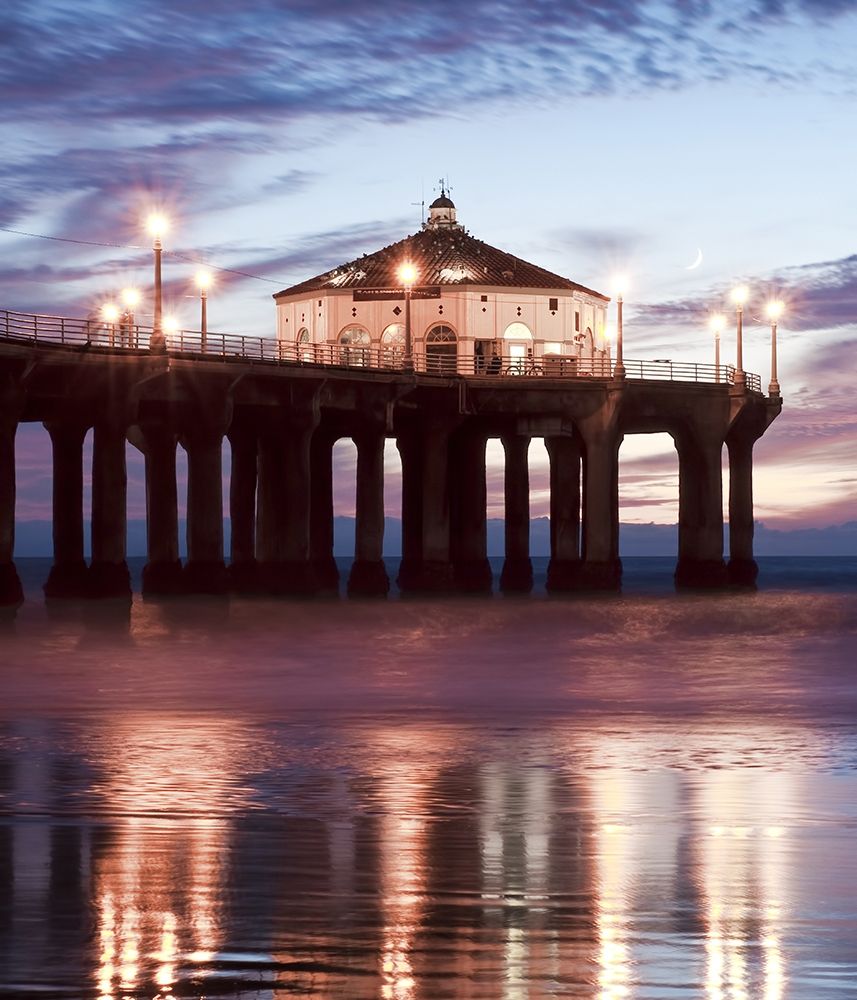 Manhattan Beach Pier,California II, Color art print by Anonymous for $57.95 CAD