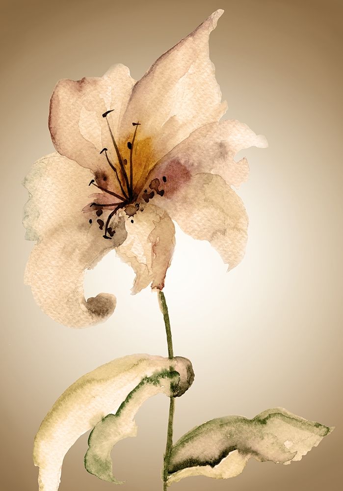 Blossom in Sienna II art print by Regina for $57.95 CAD