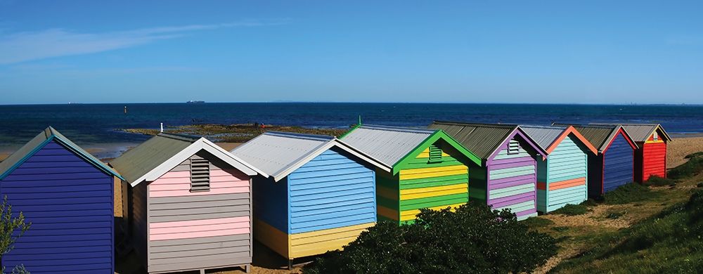 Colorful Bathing Boxes art print by R. Mackenzie for $57.95 CAD