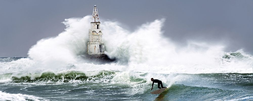 Extreme Surfer art print by Anonymous for $57.95 CAD