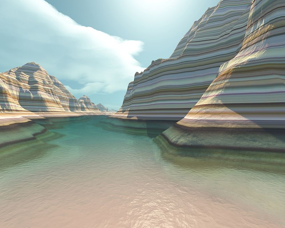 Majestic Canyon II art print by Anonymous for $57.95 CAD