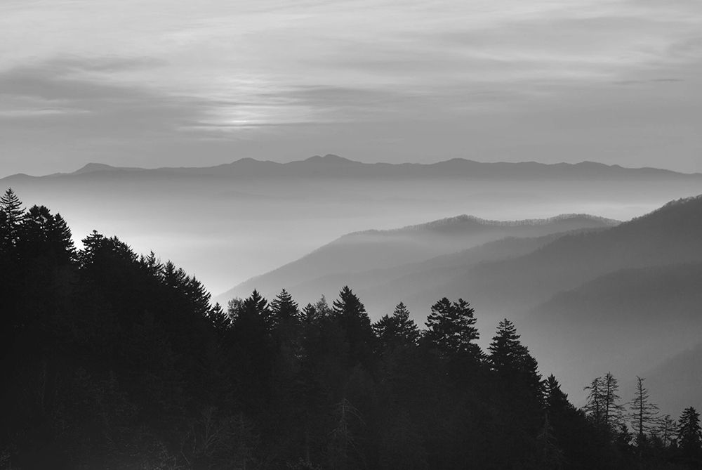 Smoky Mountains art print by Anonymous for $57.95 CAD