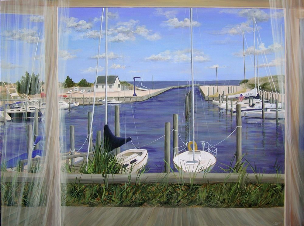 View on Deon Harbor art print by Carol Saxe for $57.95 CAD