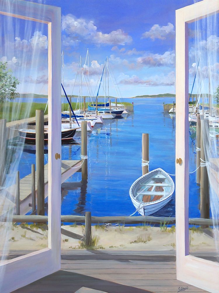 Port Deck art print by Carol Saxe for $57.95 CAD