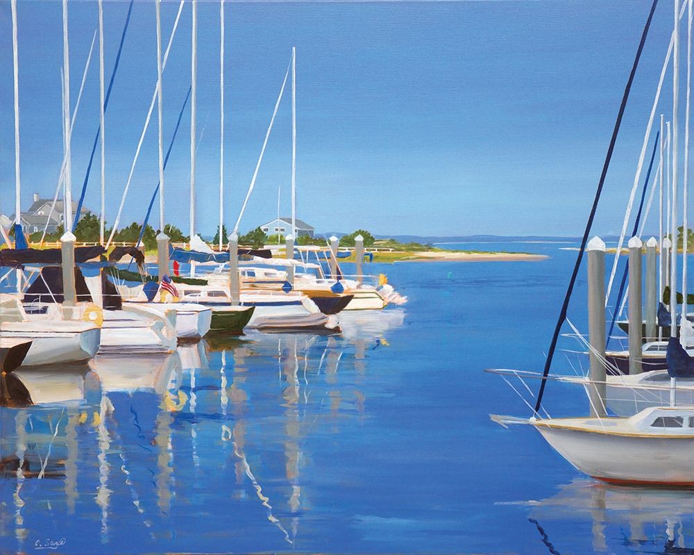 Marina Mill Creek art print by Carol Saxe for $57.95 CAD