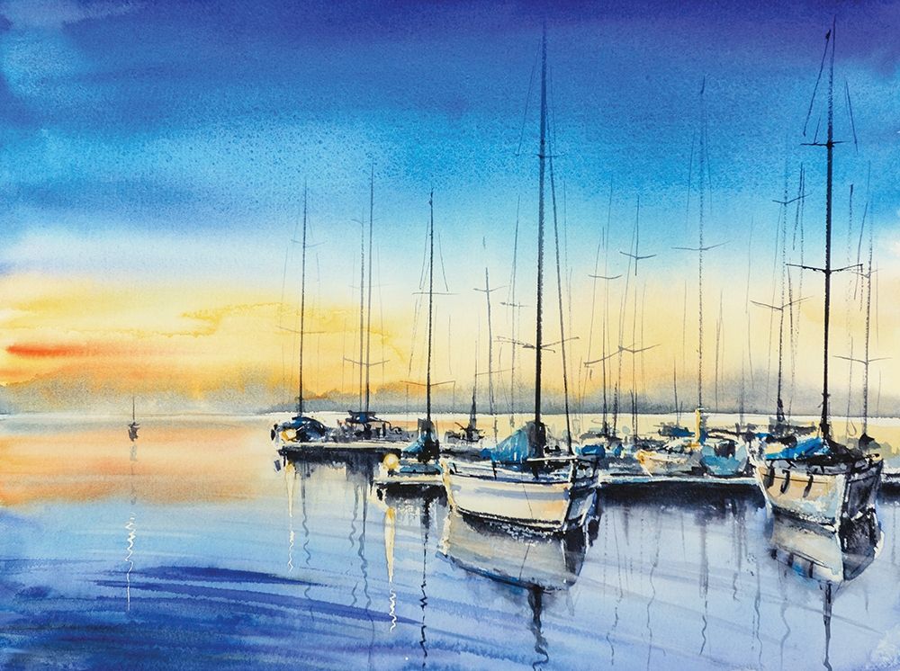 Bay Harbor art print by Ewa Mazur for $57.95 CAD