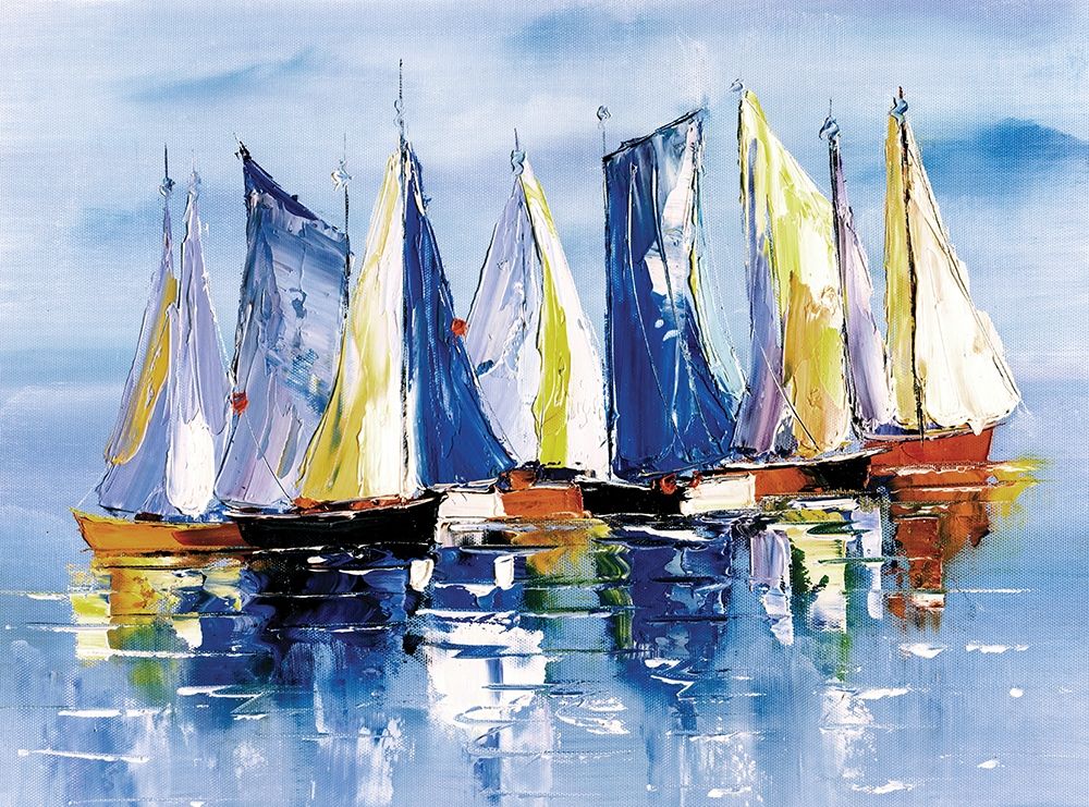 Boat Ballet art print by Y.C. Chen for $57.95 CAD
