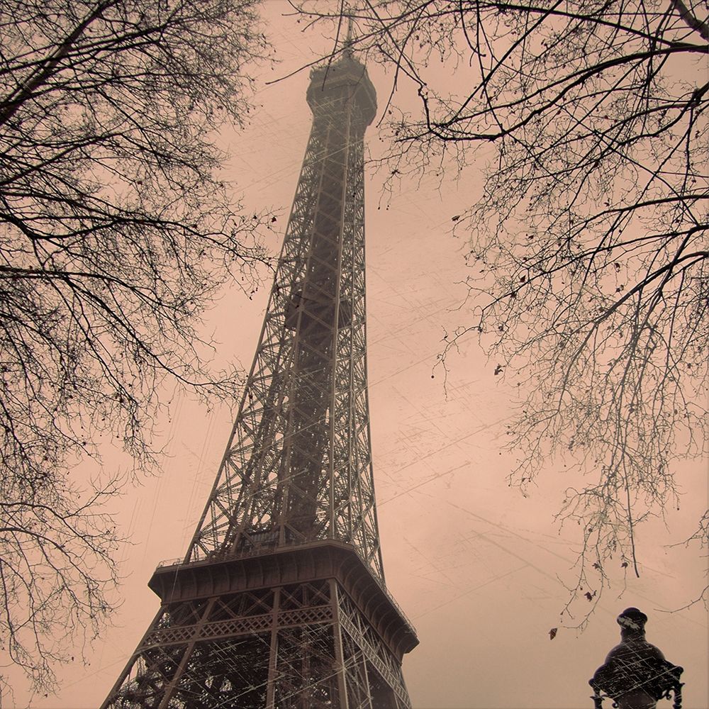 Eiffel in Warm Sky art print by Anonymous for $57.95 CAD