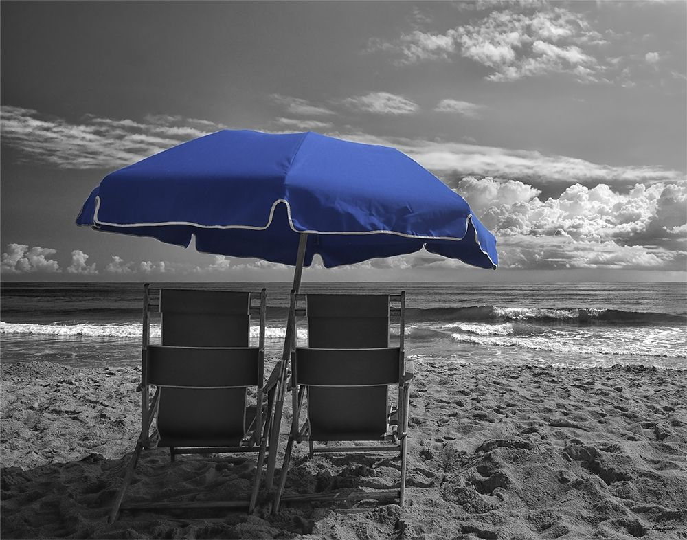 Blue Umbrella art print by Eve Turek for $57.95 CAD