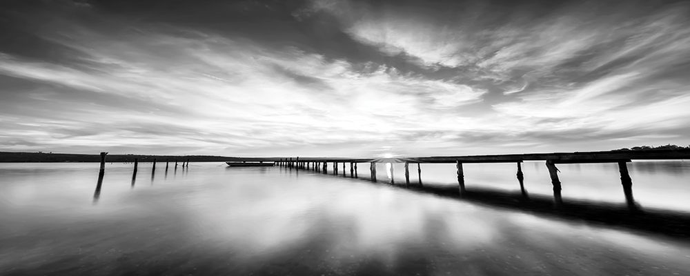 Sunset at Long Pier art print by Z. Ivanova for $57.95 CAD
