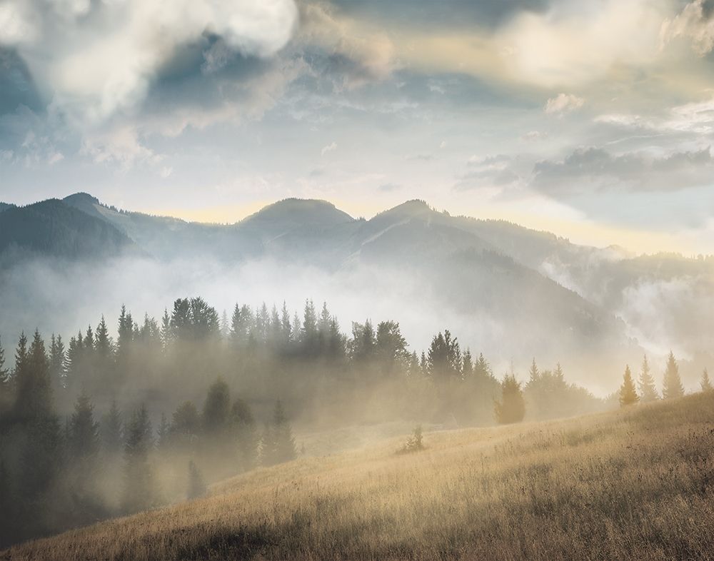 Amazing Mountain Landscape II. art print by Anonymous for $57.95 CAD