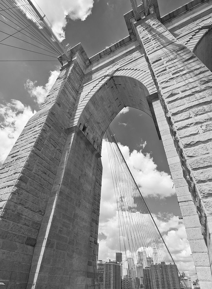 Brooklyn Bridge Arch art print by Anonymous for $57.95 CAD