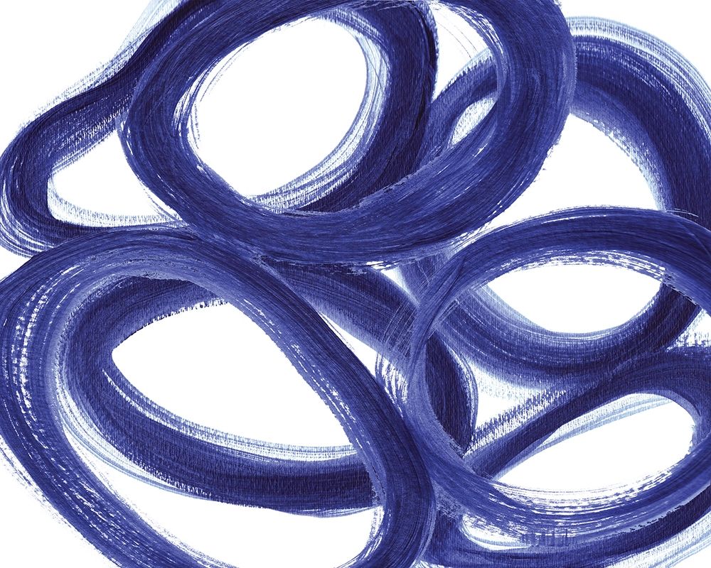 Indigo Ellipses art print by Inuit for $57.95 CAD