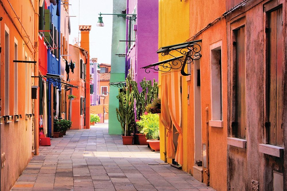 Italian Street Scene art print by J. Barrow for $57.95 CAD