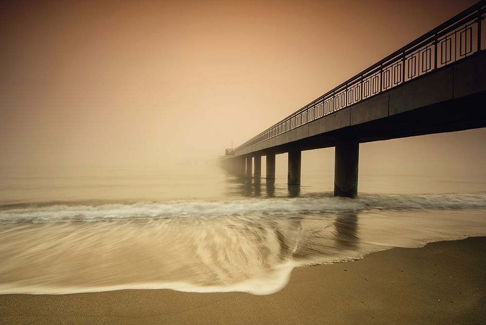 Misty Bridge art print by Ivanova Z. for $57.95 CAD