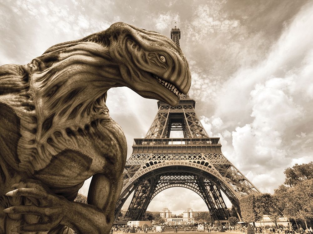 An Alien in Paris art print by Bucklin for $57.95 CAD