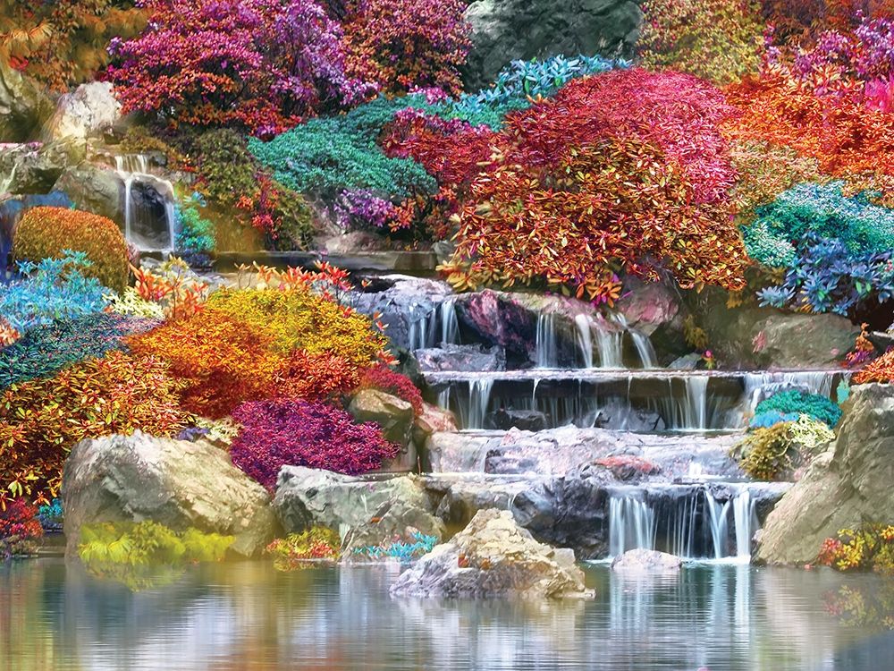 Flowering Waterfall art print by Anonymous for $57.95 CAD