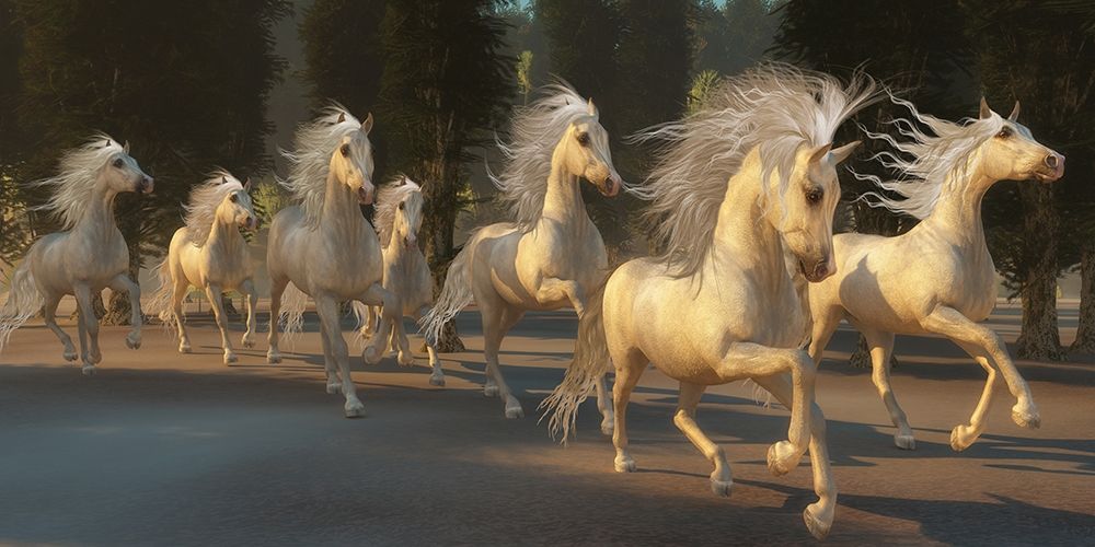 Stallion Run Painting art print by C. Ford for $57.95 CAD
