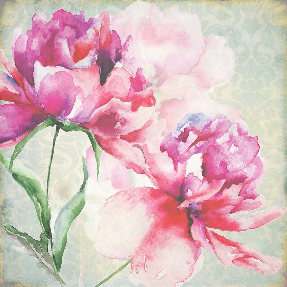 Lovely Peony Blossoms art print by R. Jersova for $57.95 CAD