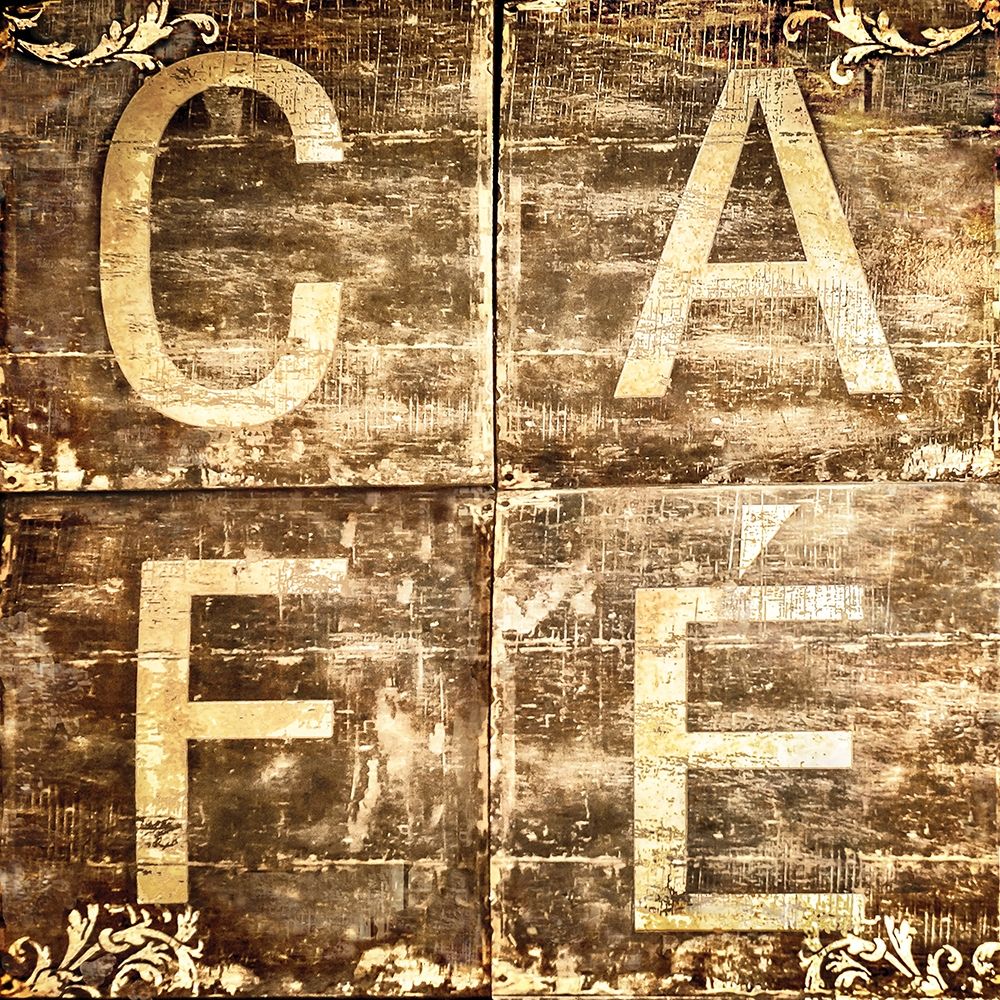 Cafe Sign art print by M. Molcan for $57.95 CAD