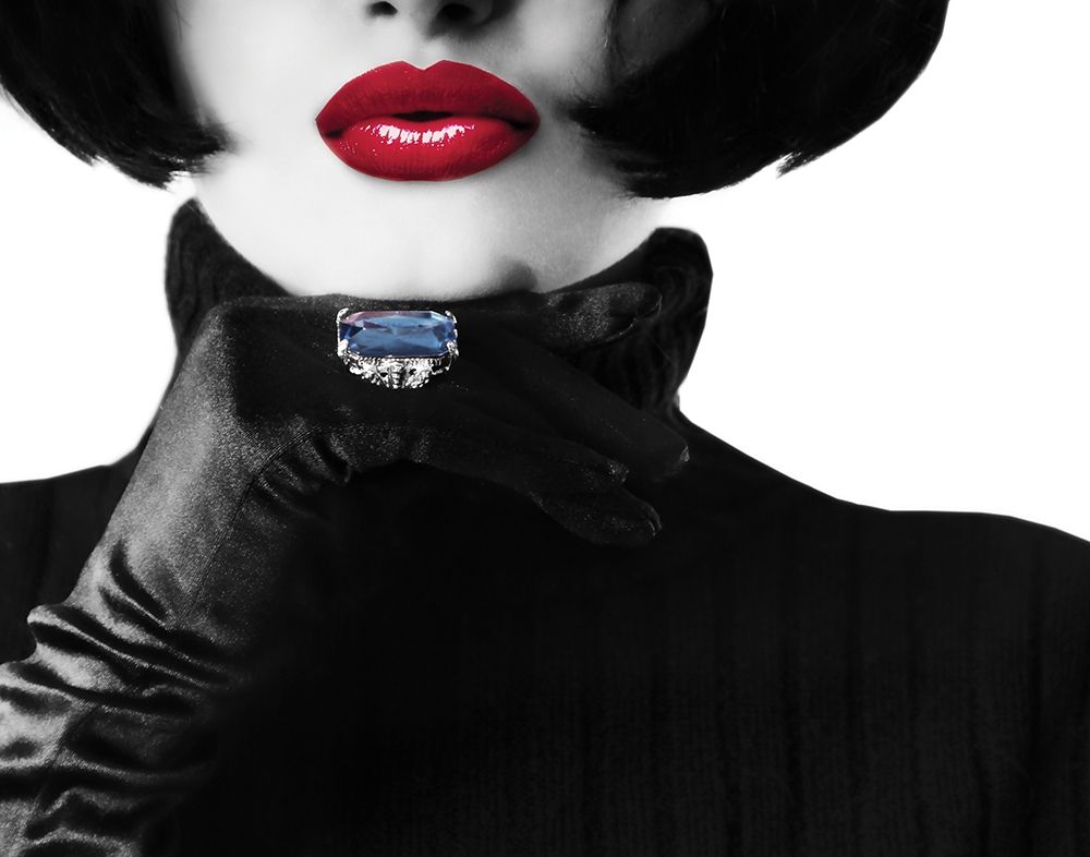 Ruby Lips I art print by Anonymous for $57.95 CAD
