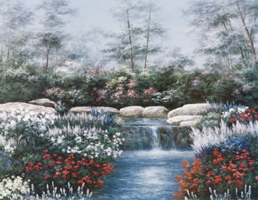 Waterfall art print by Unknown for $57.95 CAD