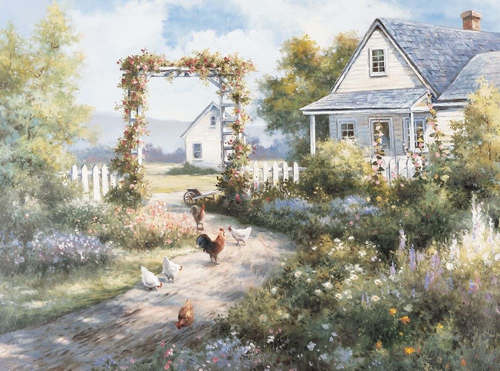 Seaside Cottage II art print by Unknown for $57.95 CAD