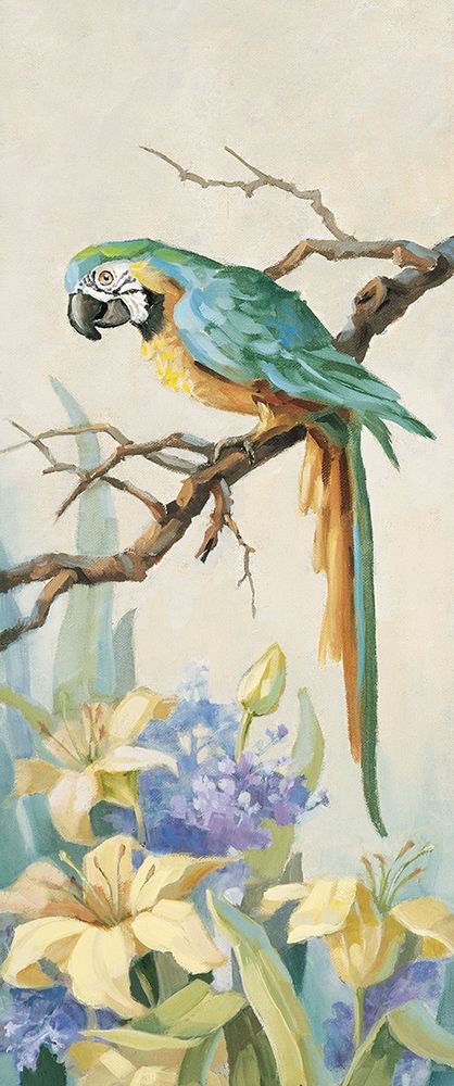 Parrot Panel II art print by Unknown for $57.95 CAD