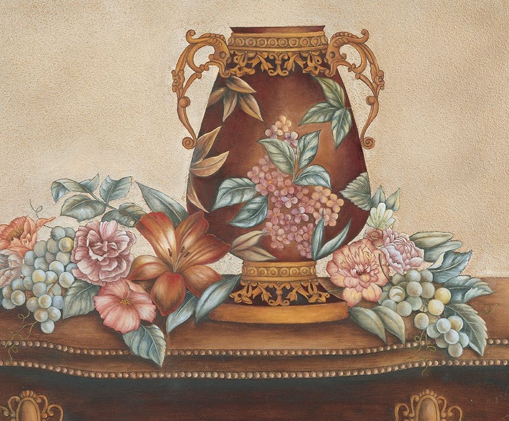 Vase and Flowers art print by Unknown for $57.95 CAD