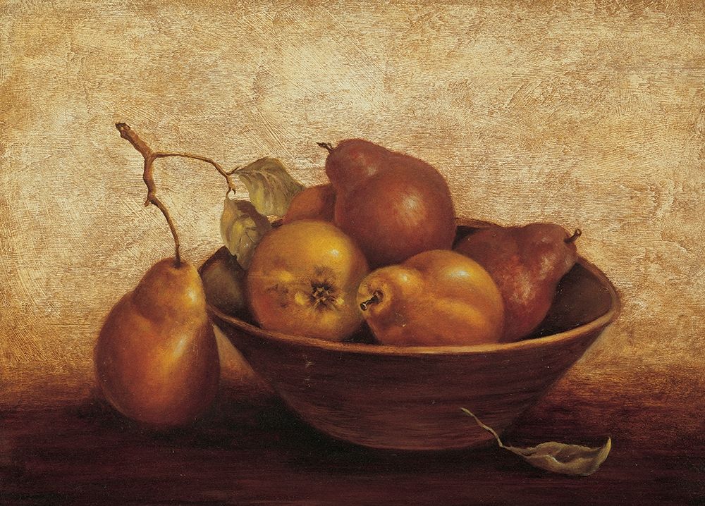 Bowl of Pears art print by Unknown for $57.95 CAD