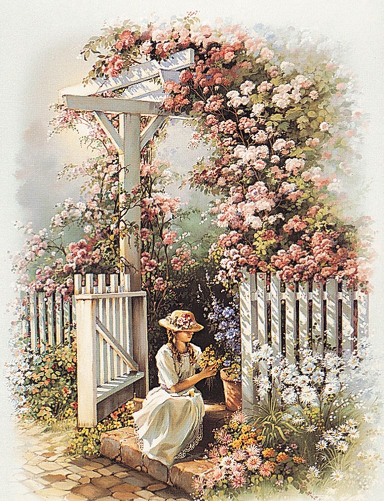Sitting at the Gate art print by Unknown for $57.95 CAD